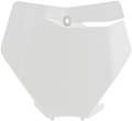 Front Number Plate - '20 White (1)