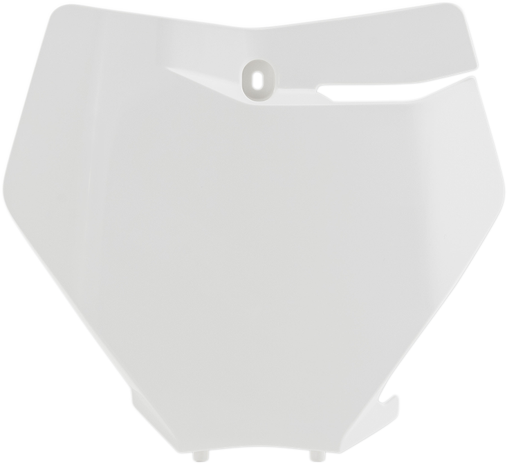Front Number Plate - '20 White (1)