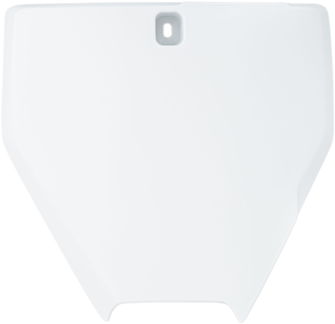 Front Number Plate - '20 White (1)
