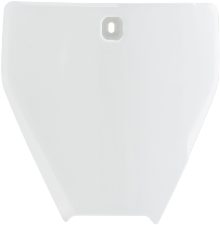 Front Number Plate - '20 White (1)