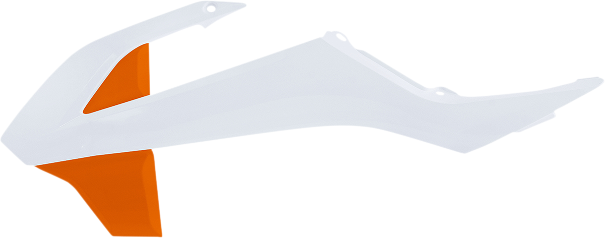 Radiator Shroud - White '20/Orange '16 - Gas Gas | KTM - MC | SX '23 (1)