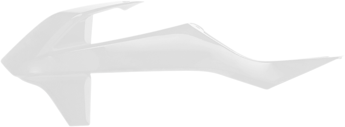 Radiator Shroud - White OEM '20 - Gas Gas | KTM '18-'24 (1)
