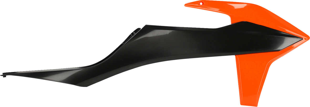 Radiator Shrouds - Black/Orange OEM '16 - KTM - EX/SX/XC '19-'23 (1)