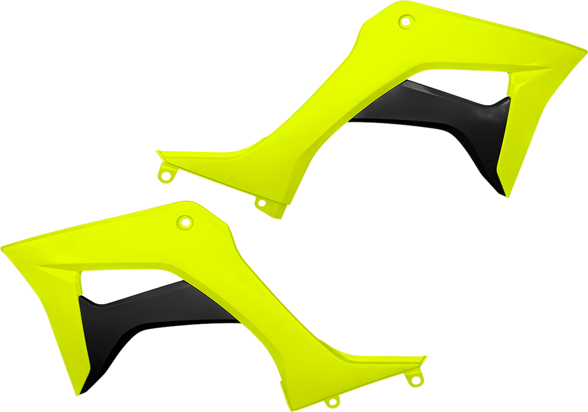 UFO Shroud Rad CRF110 Flo - Yellow