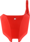 Front Number Plate - Red (1)