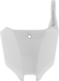 Front Number Plate - White (1)