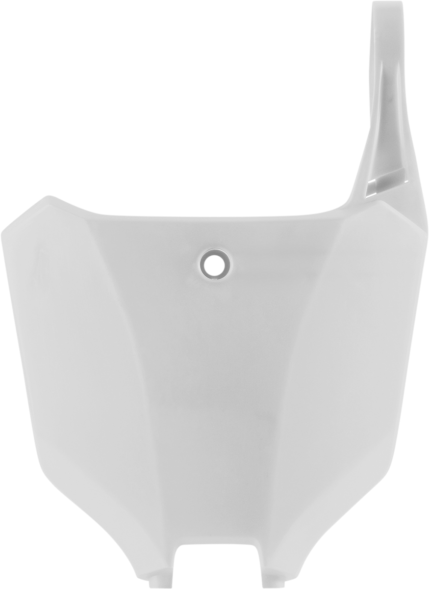Front Number Plate - White (1)