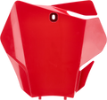 Front Number Plate - Red (1)