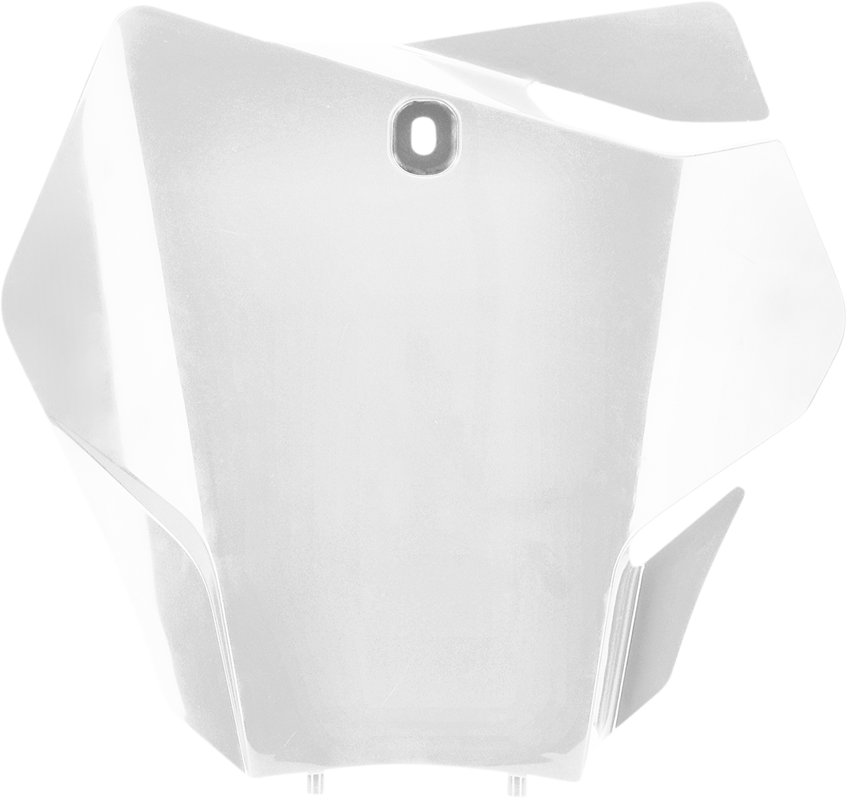 Front Number Plate - White (1)