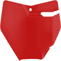 Front Number Plate - Red (1)