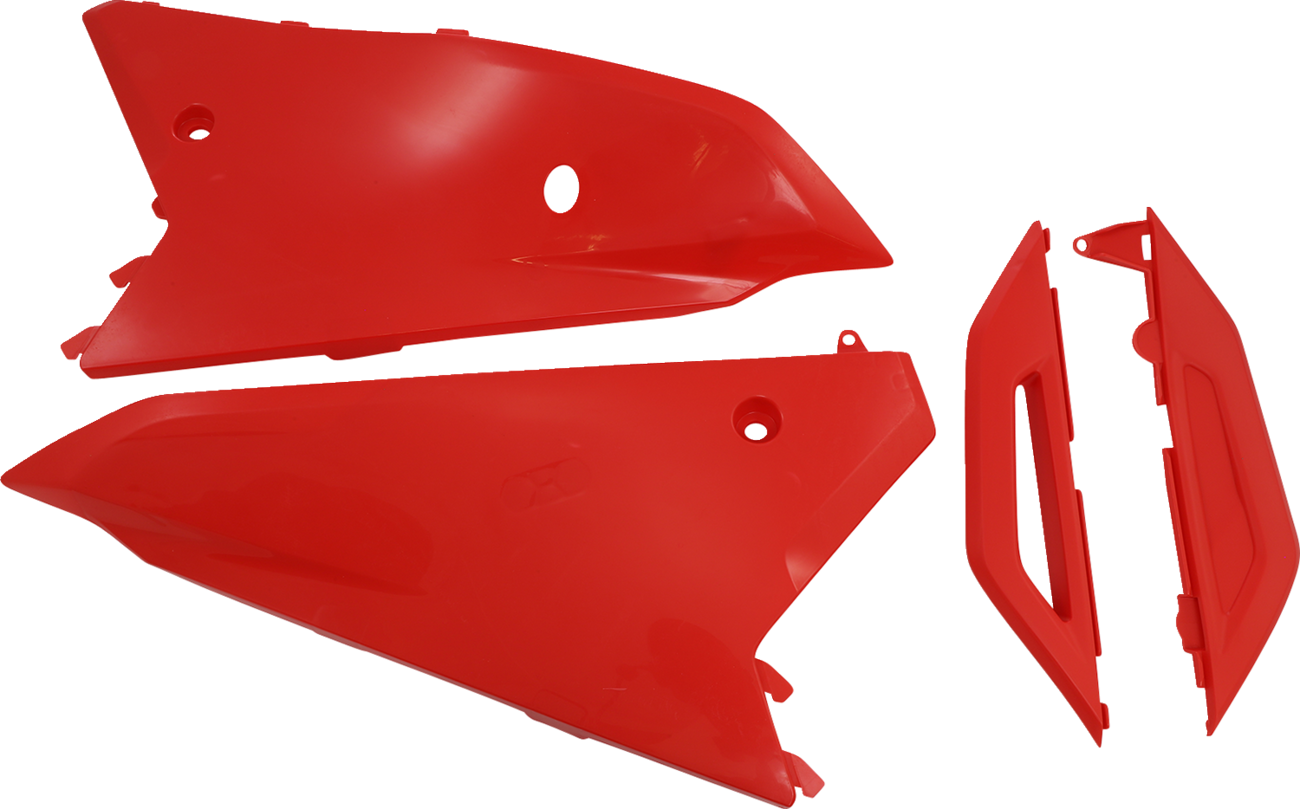 Side Panels - Upper/Lower - Red - Honda - CRF '21-'24 (1)