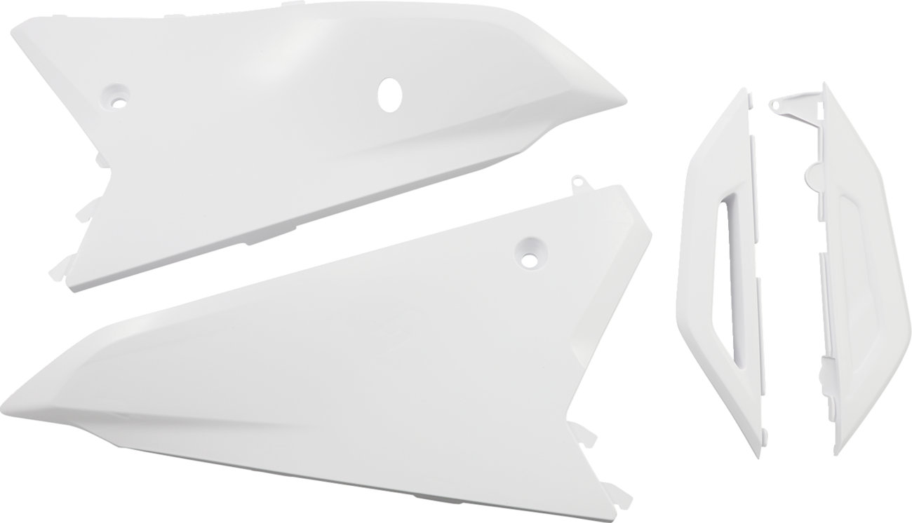 Side Panels - Upper/Lower - White - Honda - CRF '21-'24 (1)