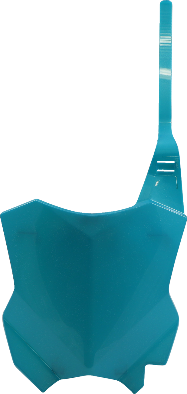 Front Number Plate - Teal (1)