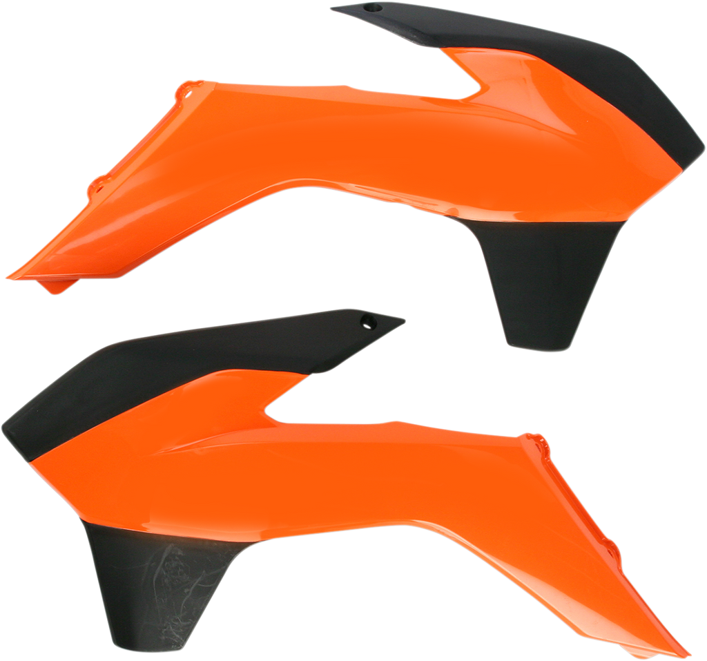 ACERBIS Radiator Shrouds - Teal/Metallic - Husqvarna '19-'23