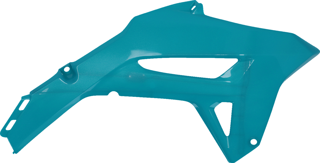 Radiator Shrouds - Teal - Honda - CRF '21-'24 (1)