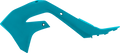 Radiator Shrouds - Teal/Metallic - Kawasaki - KX '19-'24 (1)