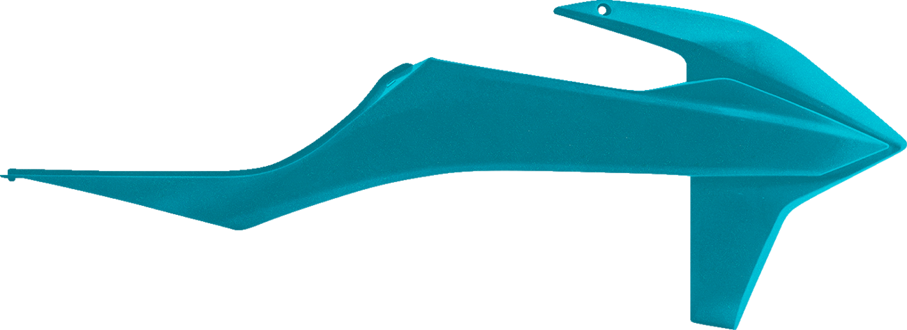 Radiator Shrouds - Teal/Metallic - KTM - EX/SX/XC '19-'23 (1)