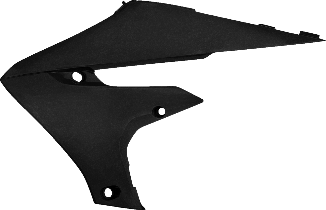 Radiator Shrouds - Black/Metallic (1)