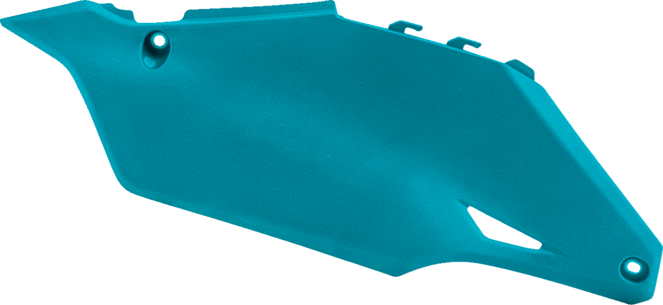 Side Panels -Teal/Metallic - Kawasaki - KX '19-'24 (1)