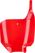 Front Number Plate - Red - Honda - CRF '07-'25 (1)