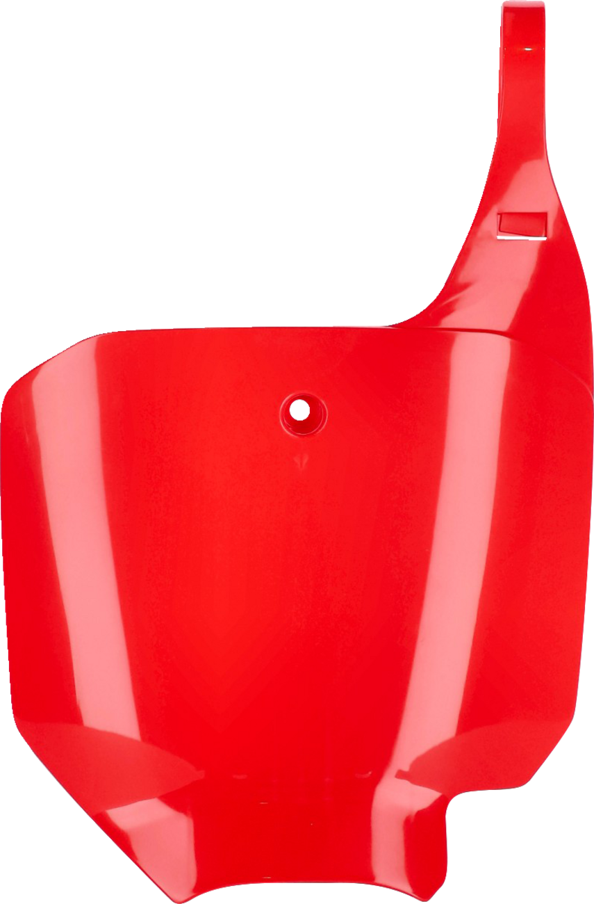 Front Number Plate - Red - Honda - CRF '07-'25 (1)
