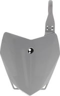 Front Number Plate - Gray - Kawasaki - KLX '10-'25 (1)