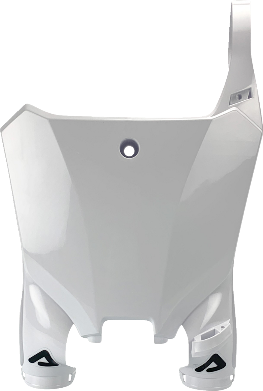 Raptor Number Plate - White (1)