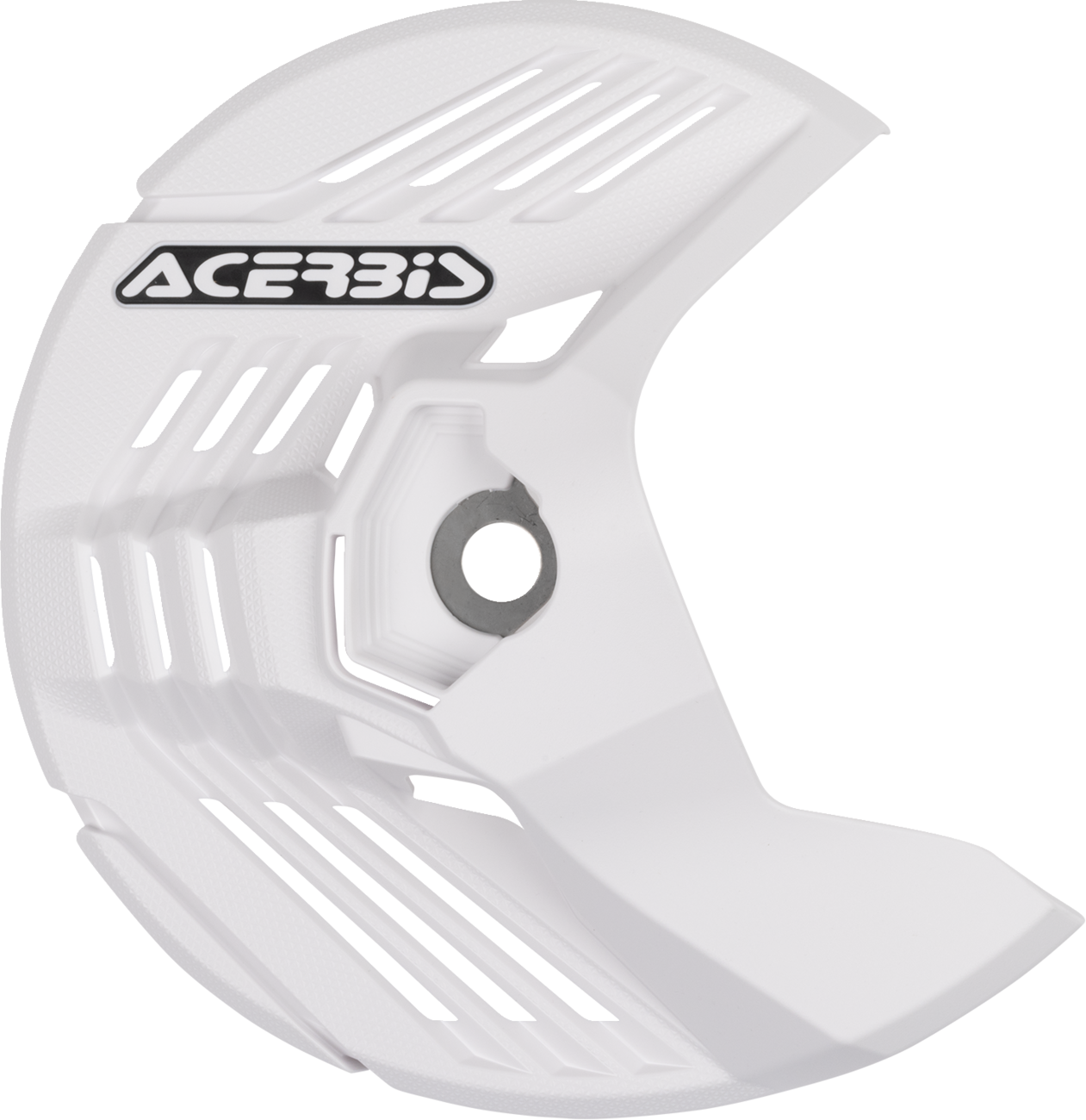 Disc Cover- Linear - White - Gas Gas | Husqvarna | KTM | Sherco (1)