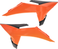 Radiator Shrouds - Orange/Black (1)