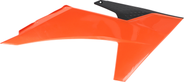 Radiator Shrouds - Orange/Black (1)