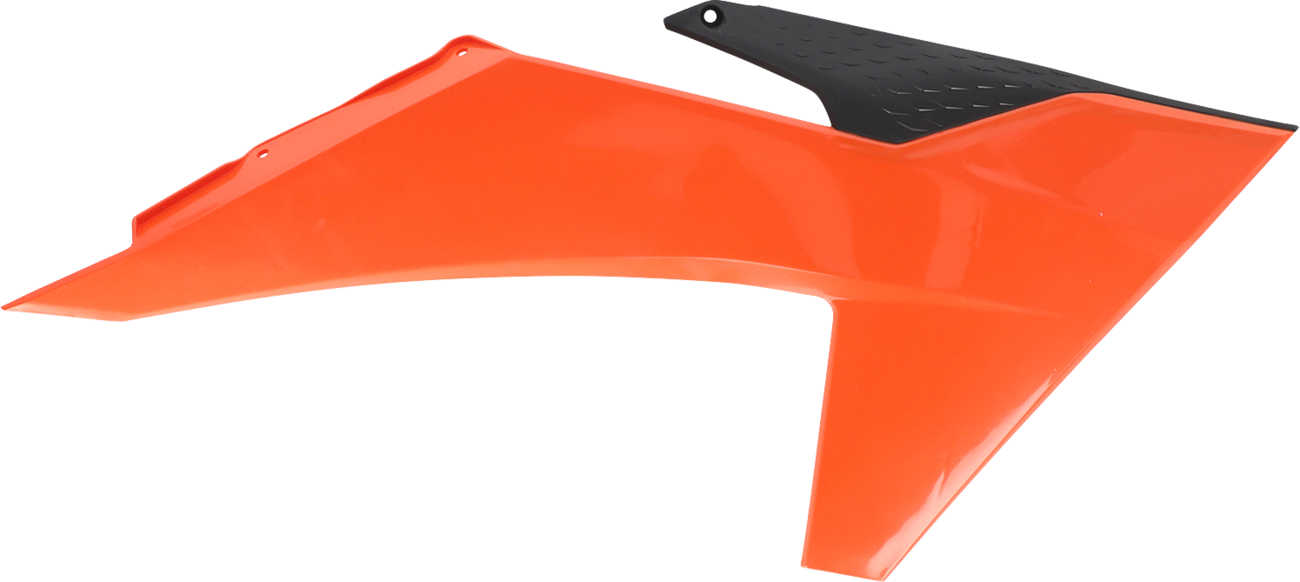 Radiator Shrouds - Orange/Black (1)