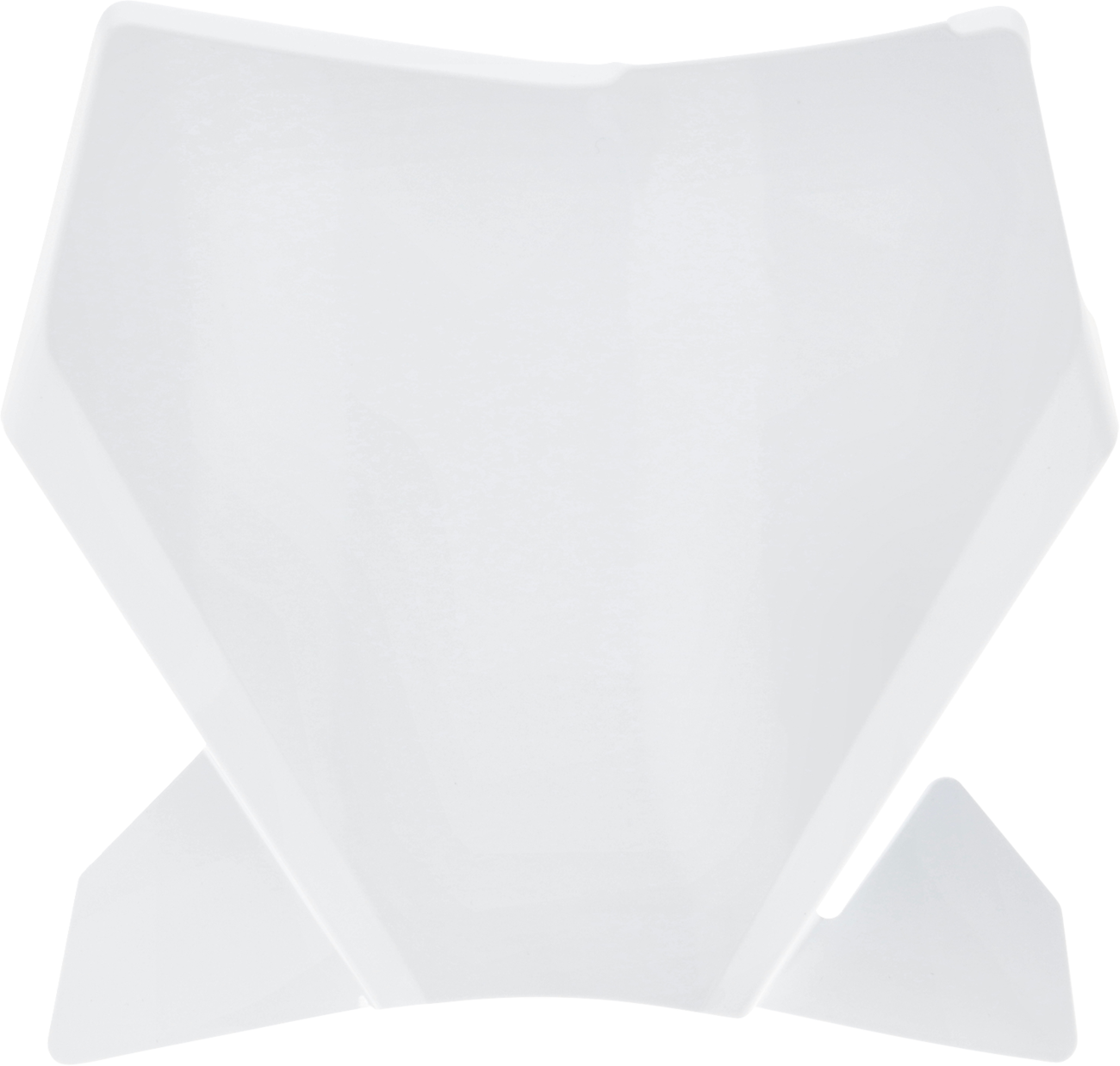 Front Number Plate - White - SX 65 (1)