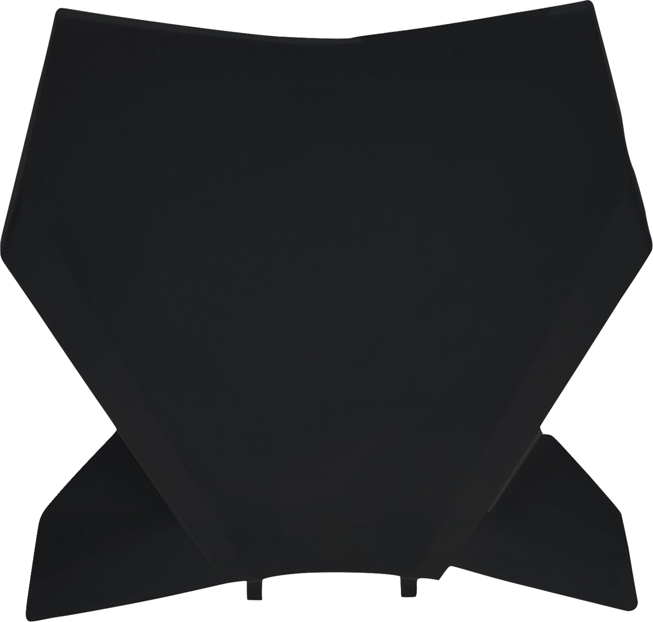 Front Number Plate - Black (1)