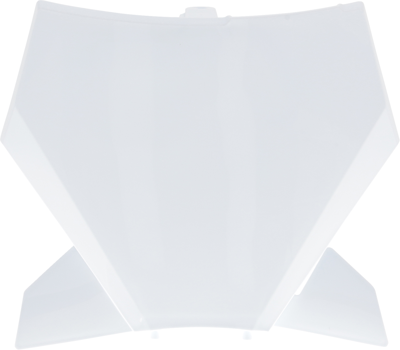 Front Number Plate - White (1)