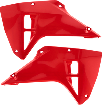 Radiator Shrouds - Red - CRF 250/450 RX (1)