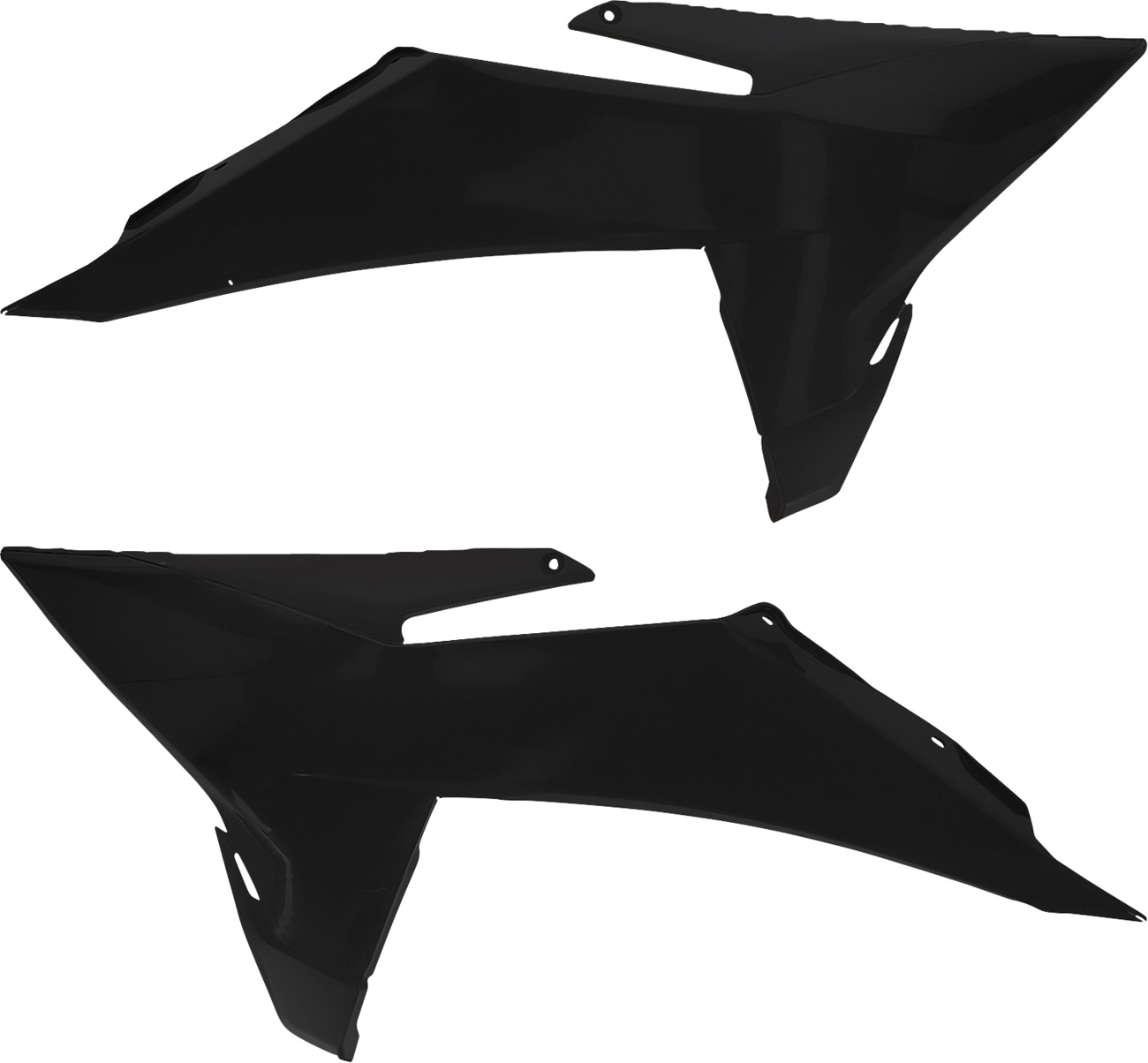 Radiator Shrouds - Black - SX 85 (1)
