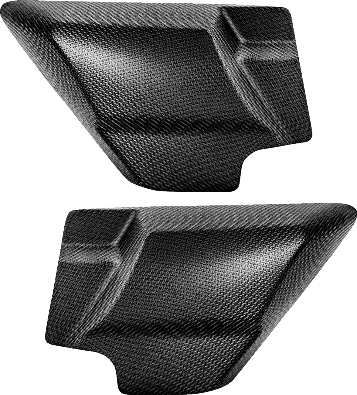 SADDLEMEN Side Covers - Carbon Fiber/Matte - HD Touring '09-'24