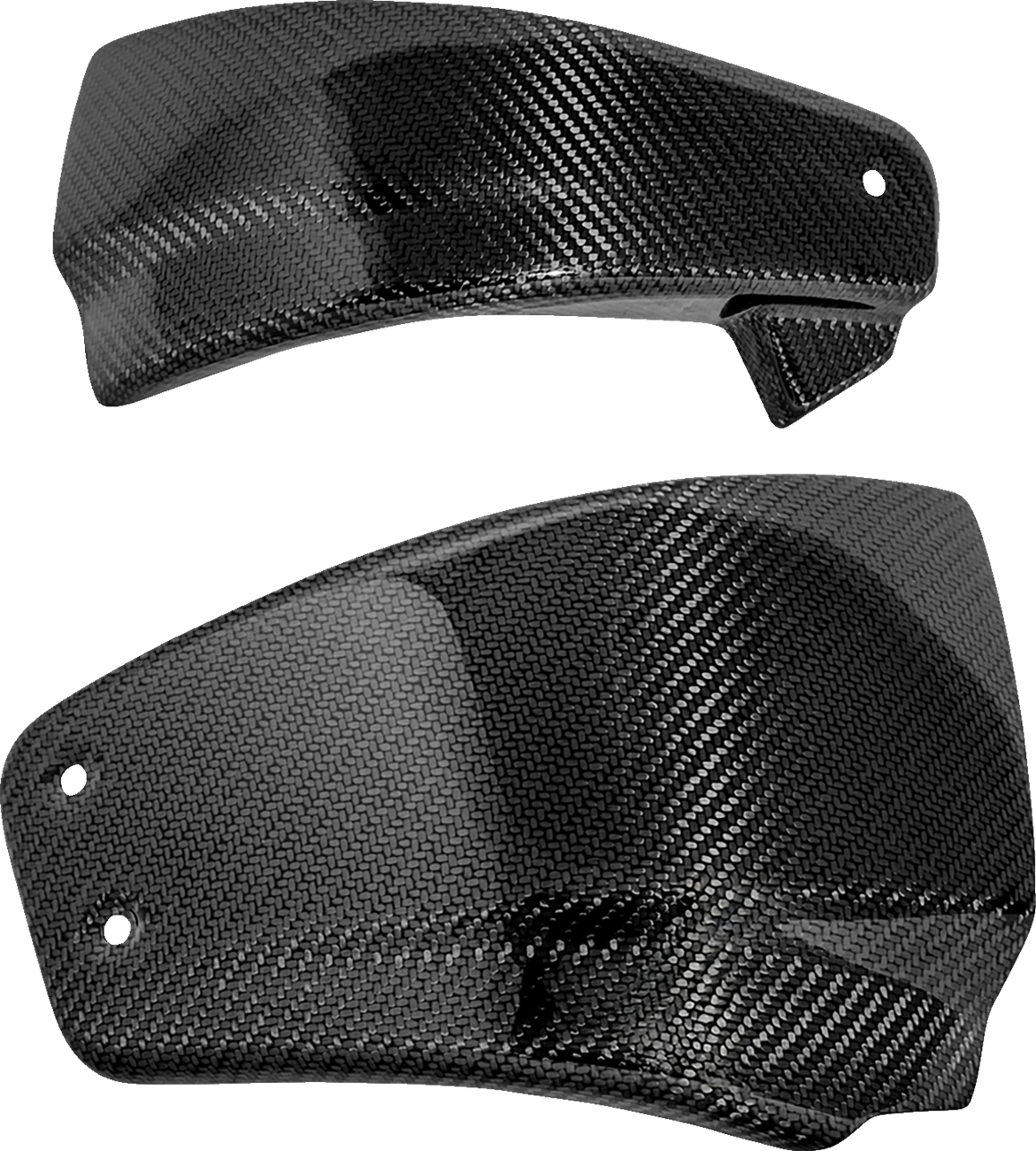 SADDLEMEN Side Covers - Carbon Fiber/Gloss - HD Softail '18-'24