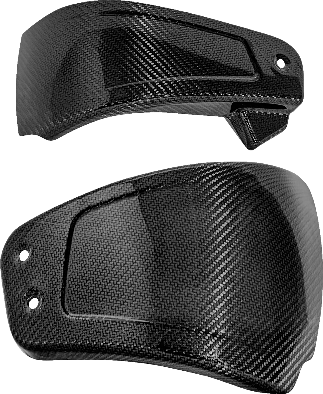 SADDLEMEN Side Covers - Carbon Fiber/Gloss - HD Softail '25