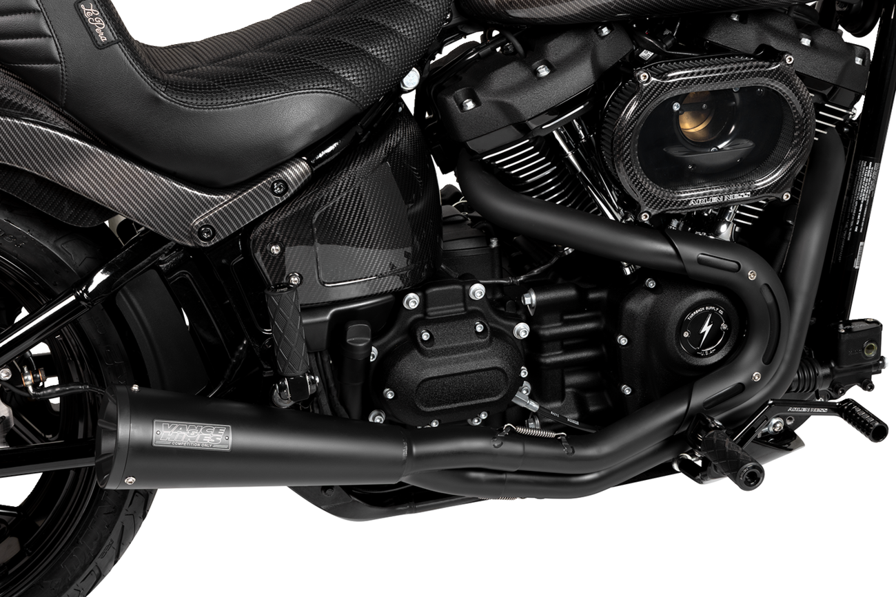 SADDLEMEN Side Covers - Carbon Fiber/Gloss - HD Softail '25