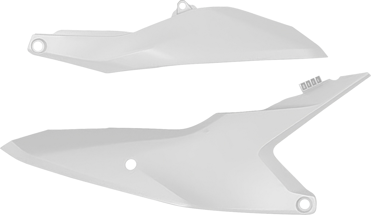 Side Panels - White - Gas Gas | KTM - MC | SX '25 (1)