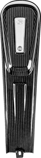 SADDLEMEN Dash Console - Side Fill - Carbon Fiber/Gloss - Harley-Davidson® - Softail