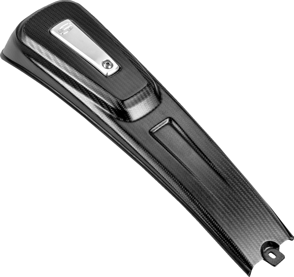 SADDLEMEN Dash Console - Side Fill - Carbon Fiber/Matte - Harley-Davidson® - Softail