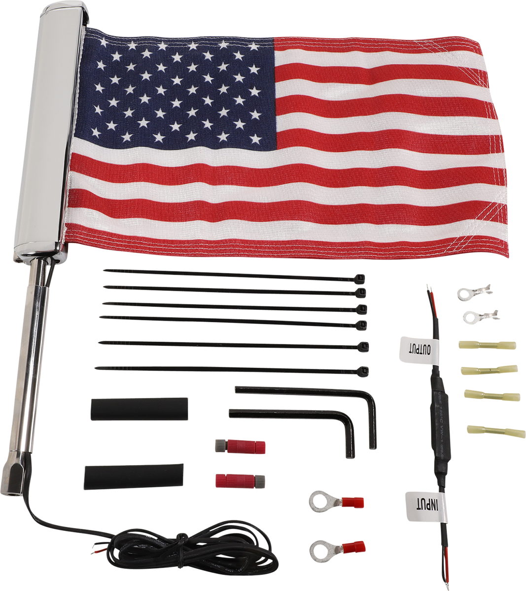 Ciro Flag Us W/lited Pole