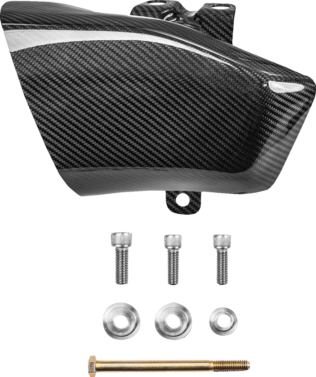 SADDLEMEN Air Scoops - Carbon Fiber/Gloss - HD Trike/Touring