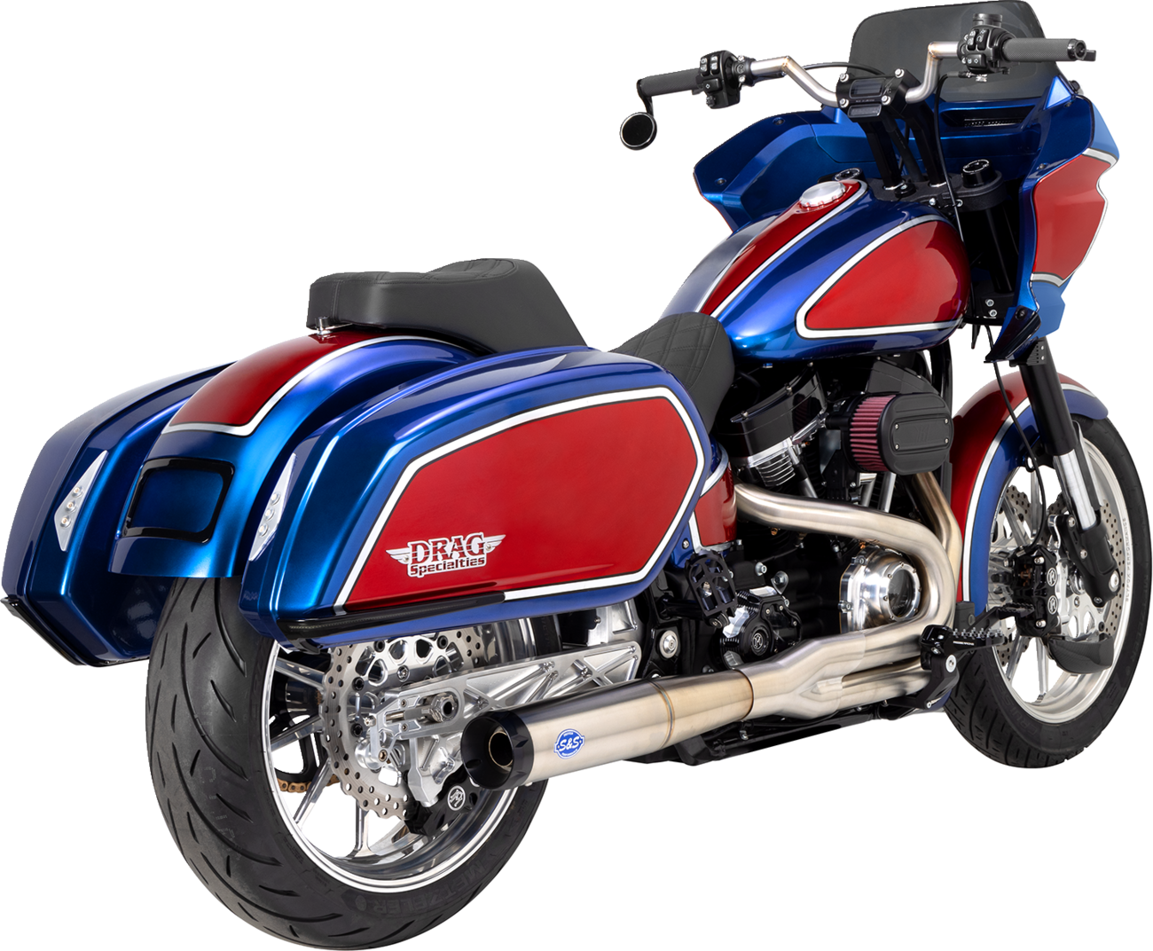 LA Choppers Handlebar Valley 1 - Stainless Steel