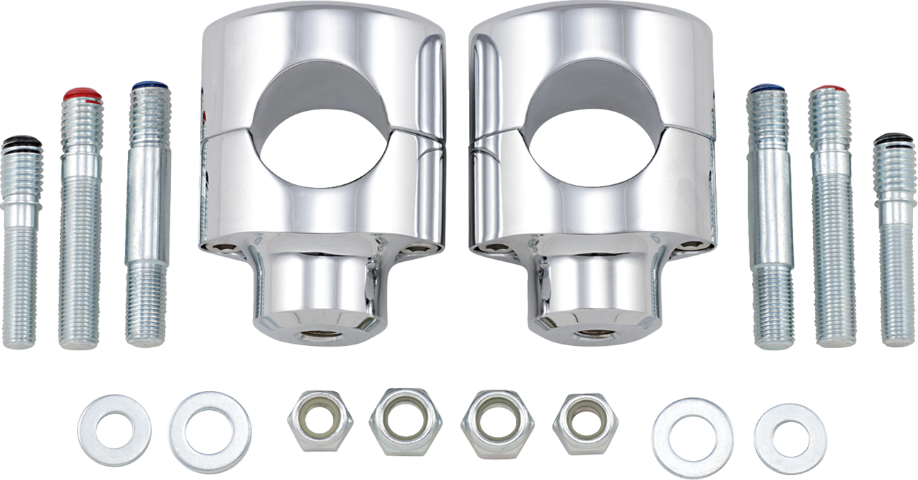 Drag Specialties Risers Big Buf 1.5' - Chrome