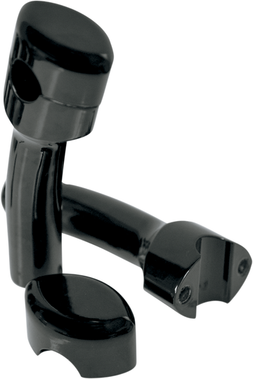 LA Choppers Risers 1' Smooth 5.5PB - Black