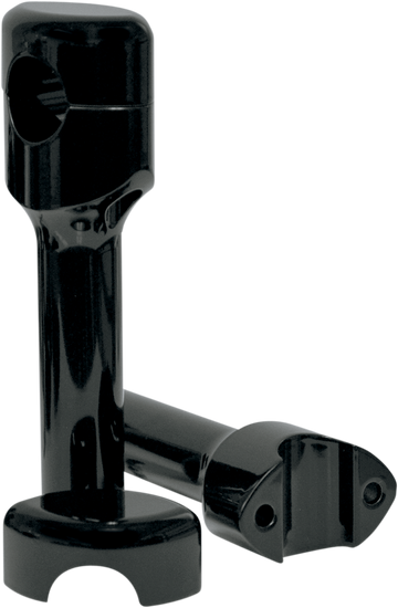 LA Choppers Risers Hfty Smooth 6' - Black