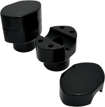 LA Choppers Riser Sprngr 1' Pauco - Black